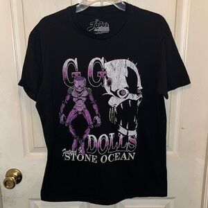 JOJO’S BIZARRE ADVENTURE Short Sleeve G.G. Dolls Stone Ocean T-shirt. Sz XL.